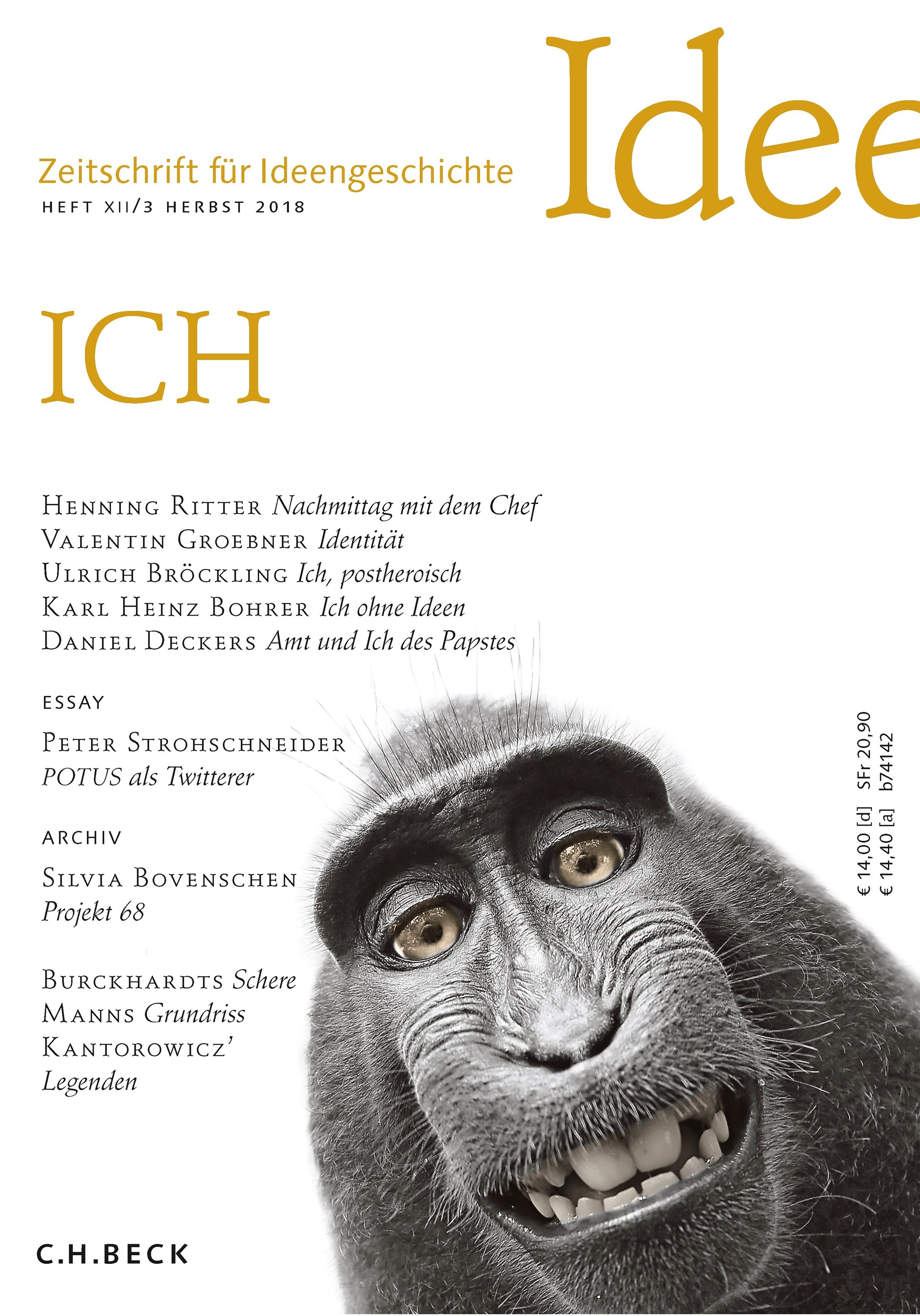 Heft XII/3 Herbst 2018 Cover von Heft XII/3 Herbst 2018